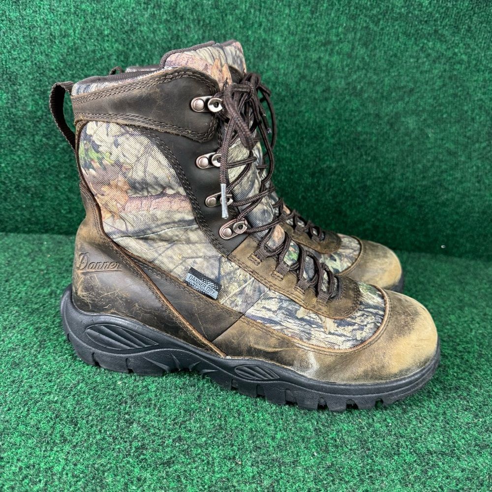 Danner Element 8" Mossy Oak Insulated 800G Hunt Boots Men’s Size 8 2E Wide 47132